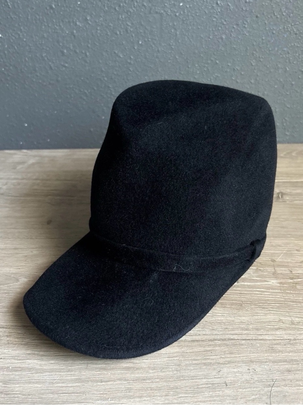 shellie mcdowell millinery Black Wool Church Hat